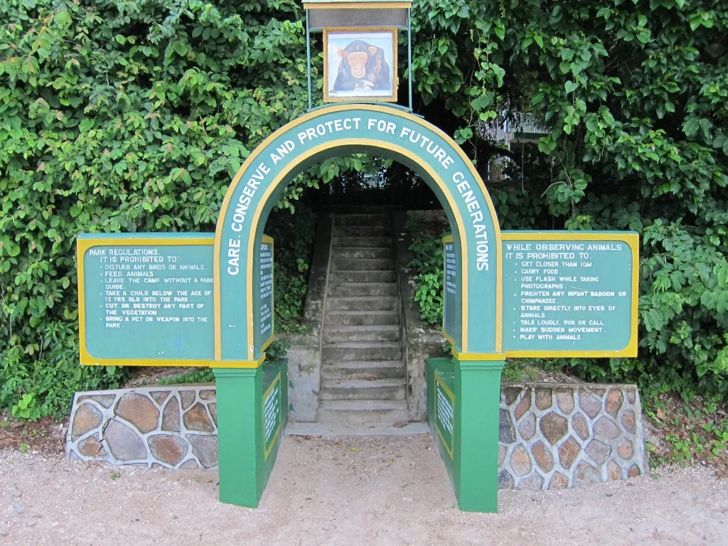 Entrance to Gombe Stream National Park.jpg